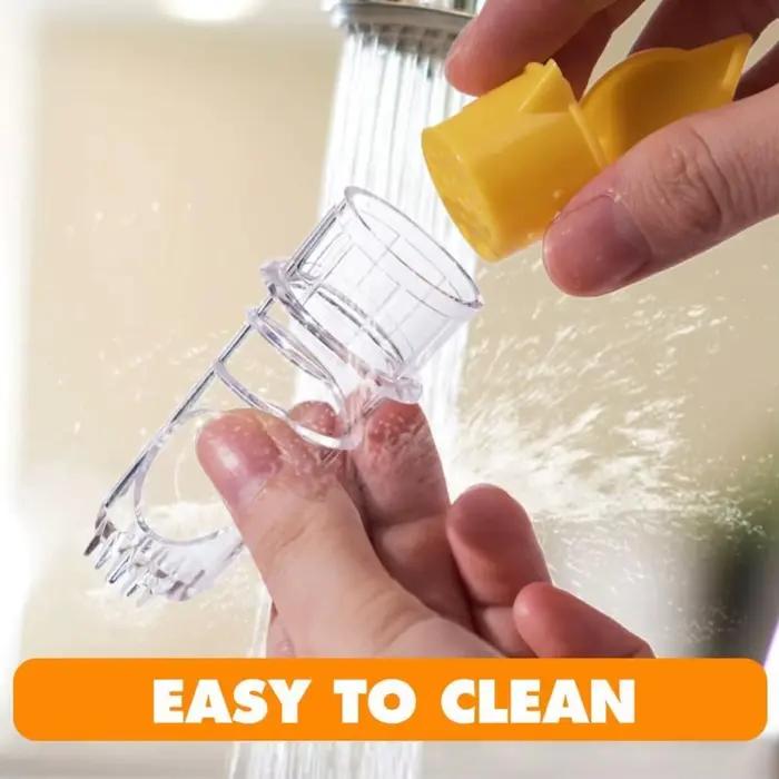 Presse-citron manuelle portable en plastique pour jus d'agrumes frais et écologique pour la maison et les occasions spéciales
