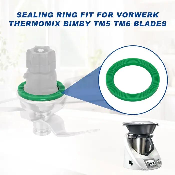 Joint de lame pour Vorwerk Thermomix Bimby TM5 TM6, couteau mélangeur pour robot culinaire, bague d'étanchéité de remplacement pour Vorwerk Thermomix 3 pièces