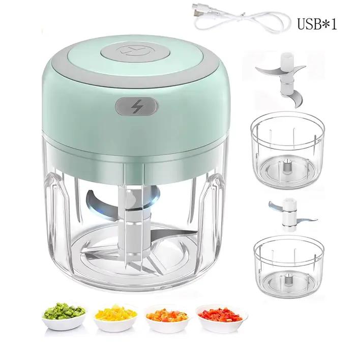 Mini hachoir électrique à ail de 100ml/250ml