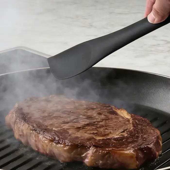 Spatule en silicone pour cuisine, grattoir à pâte, lisseur à crème et beurre, ustensiles résistants à la chaleur, outils de pâtisserie pour gâteaux