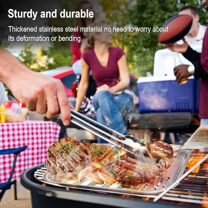 Plaque de barbecue en acier inoxydable