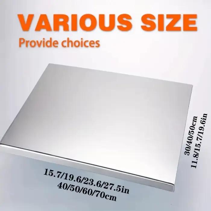 Grande planche à découper pliable en acier inoxydable, outils de cuisine, barbecue, articles de cuisine, accessoires de cuisine pour la maison et l'extérieur