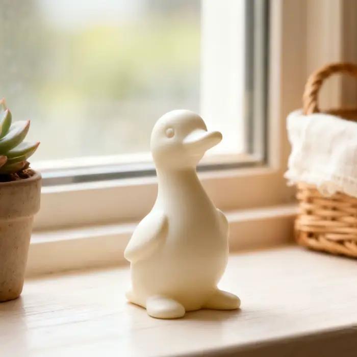 Moule en silicone en forme de petit canard mignon et dodu