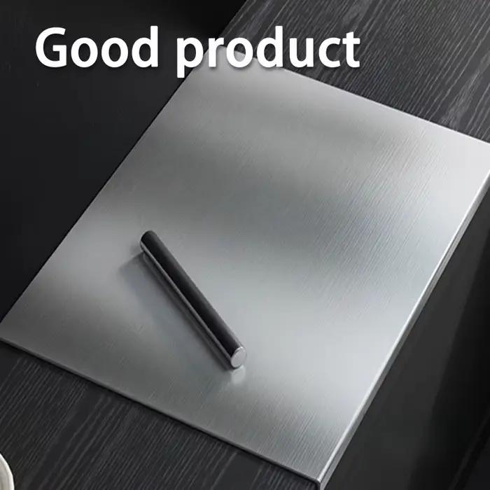 Grande planche à découper pliable en acier inoxydable, outils de cuisine, barbecue, articles de cuisine, accessoires de cuisine pour la maison et l'extérieur