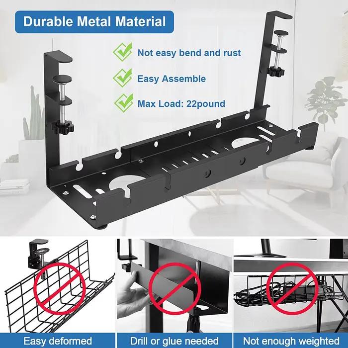 Support de rangement télescopique sous Table