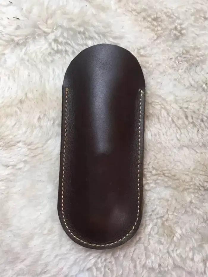 Étui de fourreau de couteau fait main, housse en cuir de cheval Elin, couteau pliant, mot de passe, Wigo mod, 58mm, 84mm, 91mm, 111mm