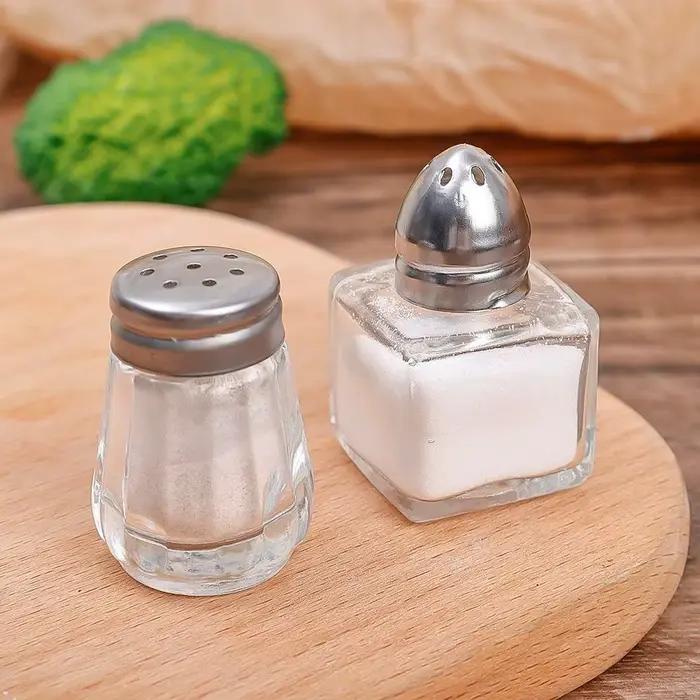 Mini bouteille d'assaisonnement en verre avec couvercle, bocaux à épices pour barbecue, salière à épices Belle, récipient de stockage des aliments, fournitures de cuisine, 10 ml, 15ml