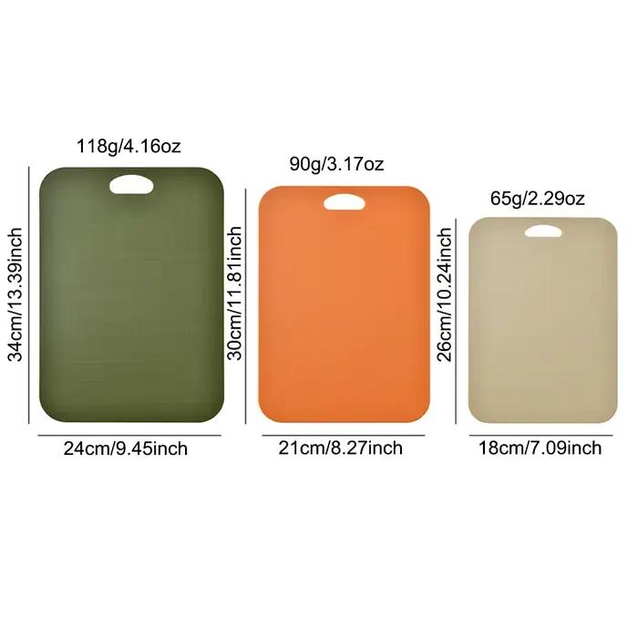 1/3 pièces outils de cuisine multicolore facile à nettoyer planche à découper en plastique antidérapante bloc de coupe alimentaire tapis outil cuisine fournitures de cuisine