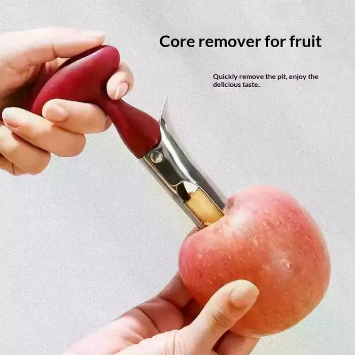 Décortiqueur de fruits en acier inoxydable, outil de retrait du noyau de poire, coupe-fruits, outil de dénoyauration, outils de cuisine pour la préparation des fruits et légumes, notamment des poires
