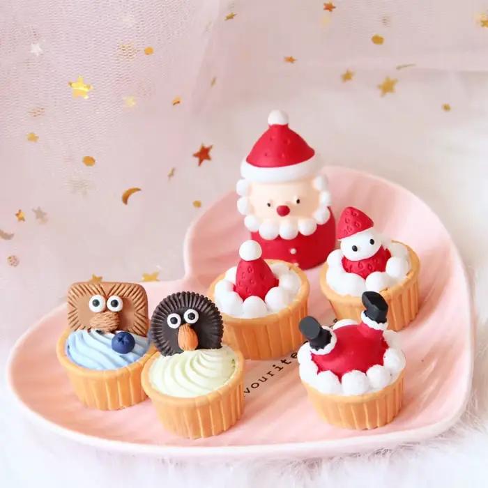 Gâteau de père noël crème glacée