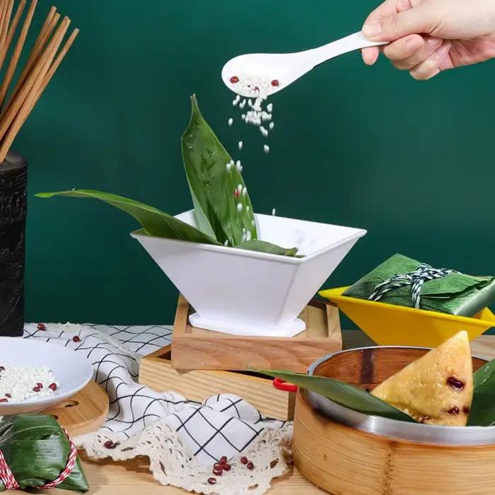 Practical Plastic Zongzi Mold Triangular Square