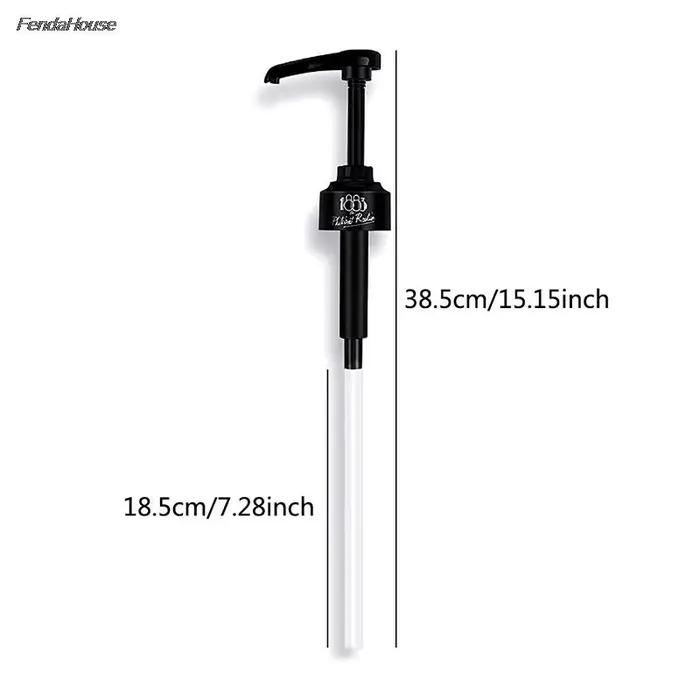 Distributeur de Sistresset de Café, 1 Litres, Pompe de Liquide Noire, Bouteille de Jus de 10ml