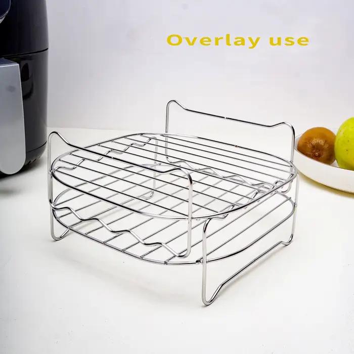 Support double couche pour friteuse à air
