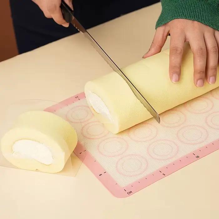 Règle de découpe de rouleau de gâteau