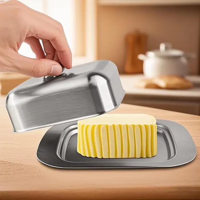 Assiettes à beurre en acier inoxydable
