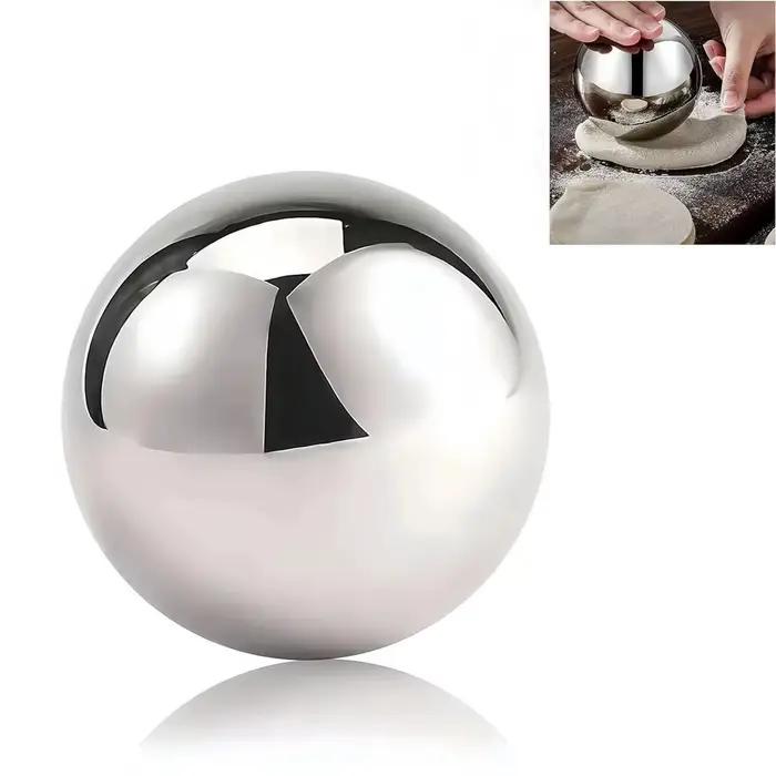 Boule de pâte à rouler en acier inoxydable