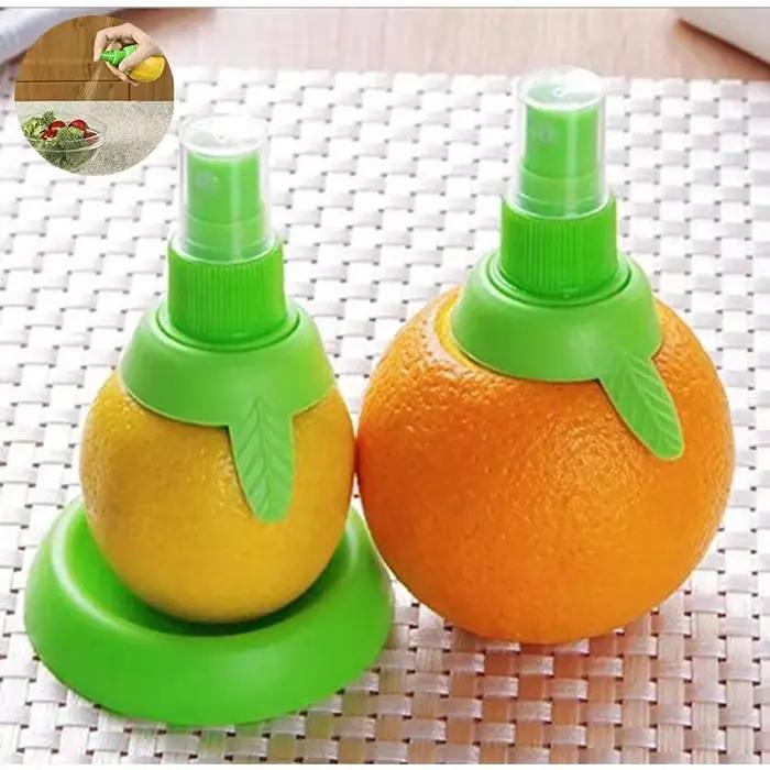 Presse-agrumes manuel pour jus d'orange, brume de citron, presse-fruits Orange, pulvérisateur pour salade, saveur fraîche, outils de cuisine