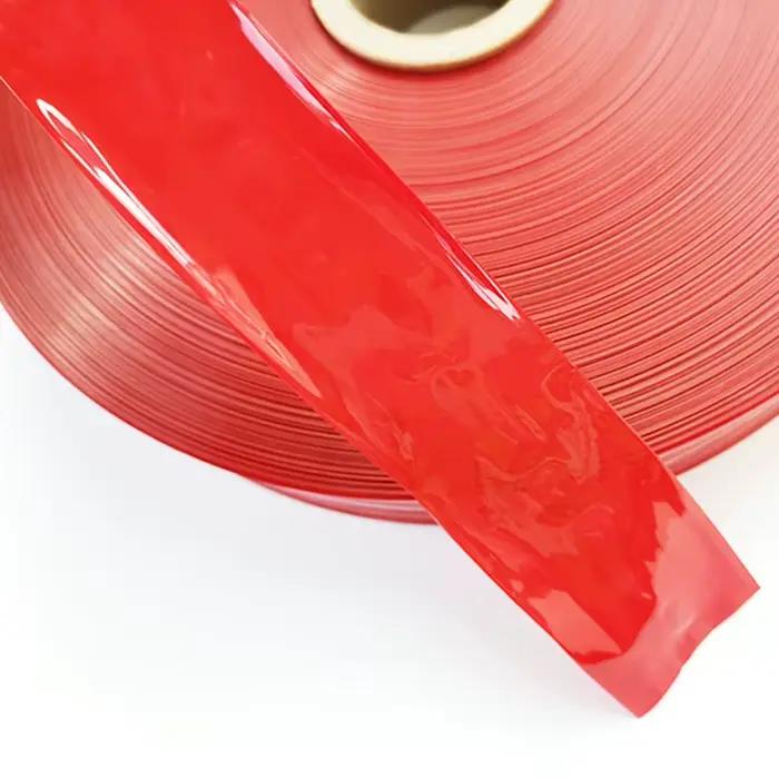 Boîtiers de saucisses en plastique rouge 50mm x 50M, pour coque de saucisse, pour machine à saucisses, hachoir à viande, jambon, porc, outils de cuisine, fournitures