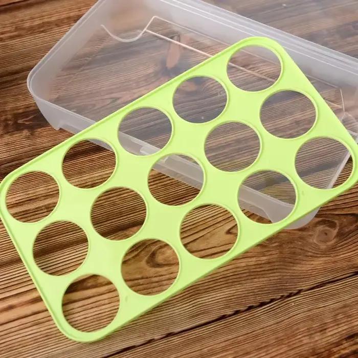 Boîte de rangement d'œufs à 15 grilles