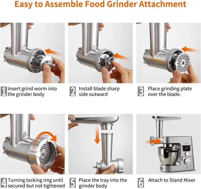 Accessoires pour machine à nouilles acier allié 8 épaisseurs pâte hachoir viande occasion spéciale préparation culinaire rapide et facile