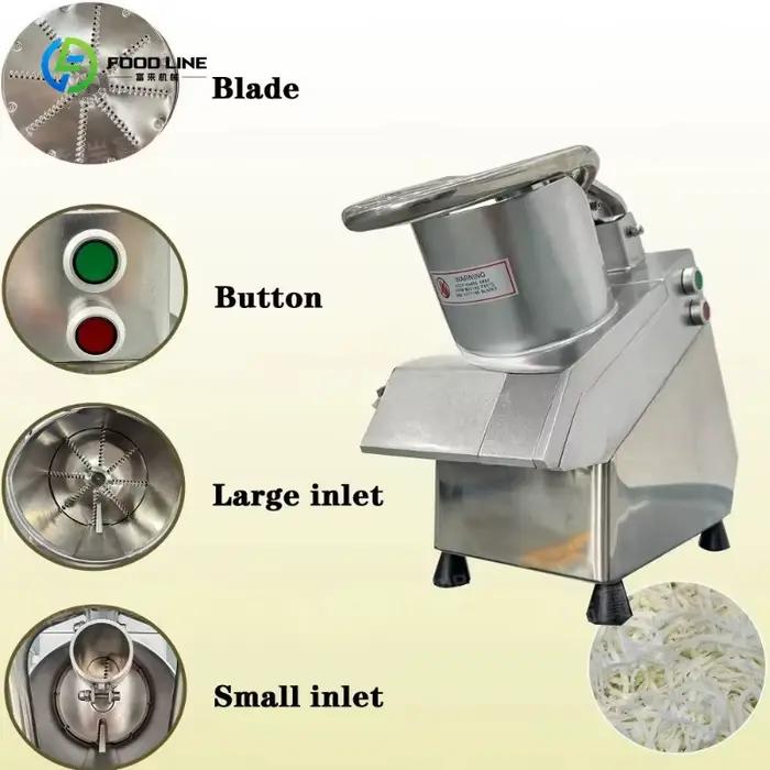 Machine à râper le fromage mozzarella électrique personnalisée, haute efficacité, qualité commerciale, adaptée aux restaurants et aux cuisines
