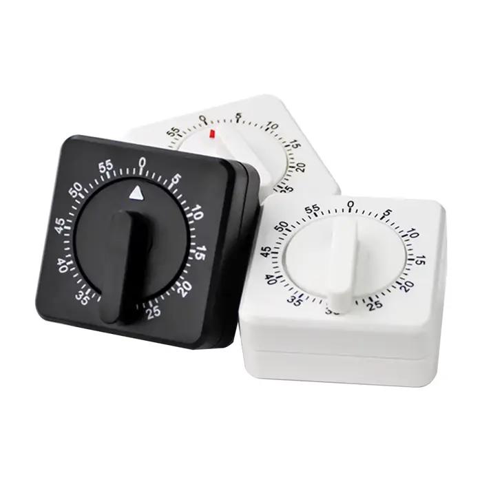 Minuterie m&eacute;canique artisanale multifonctionnelle pour la cuisine, avec plage de temps de 60 minutes, id&eacute;ale pour les cuisiniers amateurs et professionnels, pour les occasions familiales et professionnelles