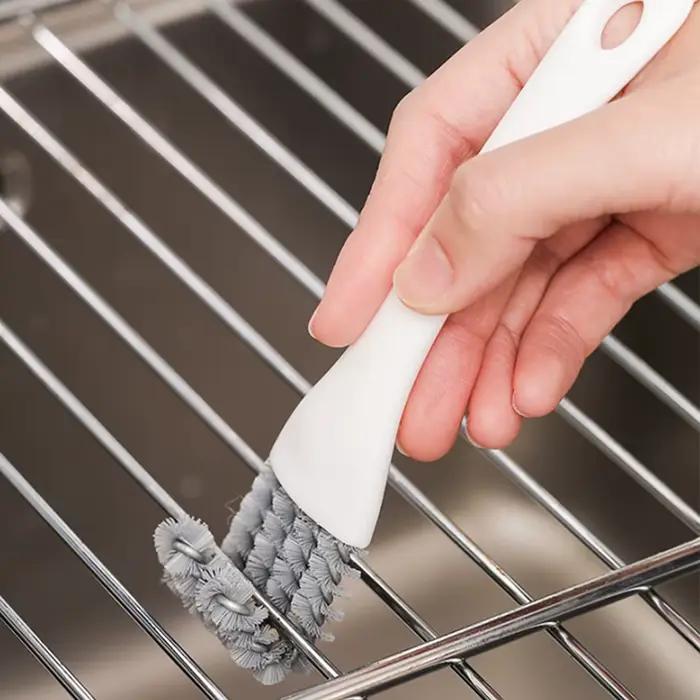 Brosse à gril, brosse et grattoir à crochet en forme de V