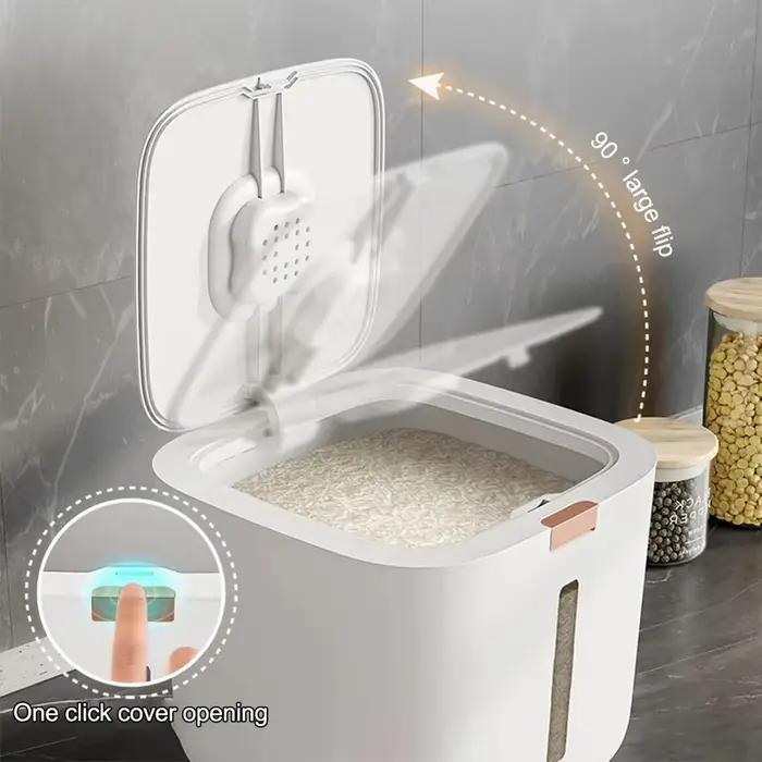 Boîte de rangement hermétique pour riz de 10 kg