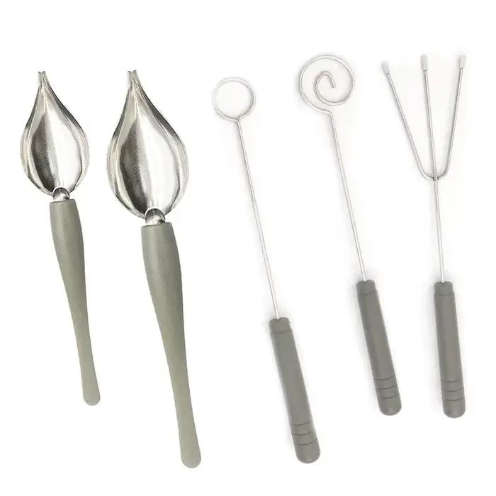 Offres spéciales dessin décoration cuillère bonbons outils de trempage chocolat