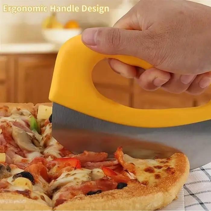 Coupe-Pizza en acier inoxydable avec couvercle