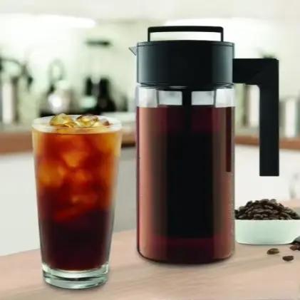 Cafetière glacée à infusion froide avec filtre et poignée, 900ml, 1300ml, 2000ml