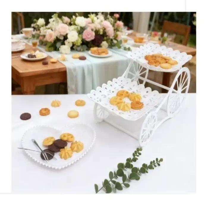 Plateau à desserts de luxe léger pour table à manger