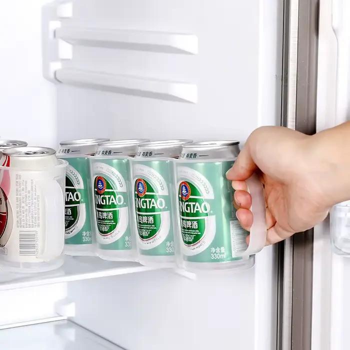 Boîte de rangement au réfrigérateur pour produits en conserve