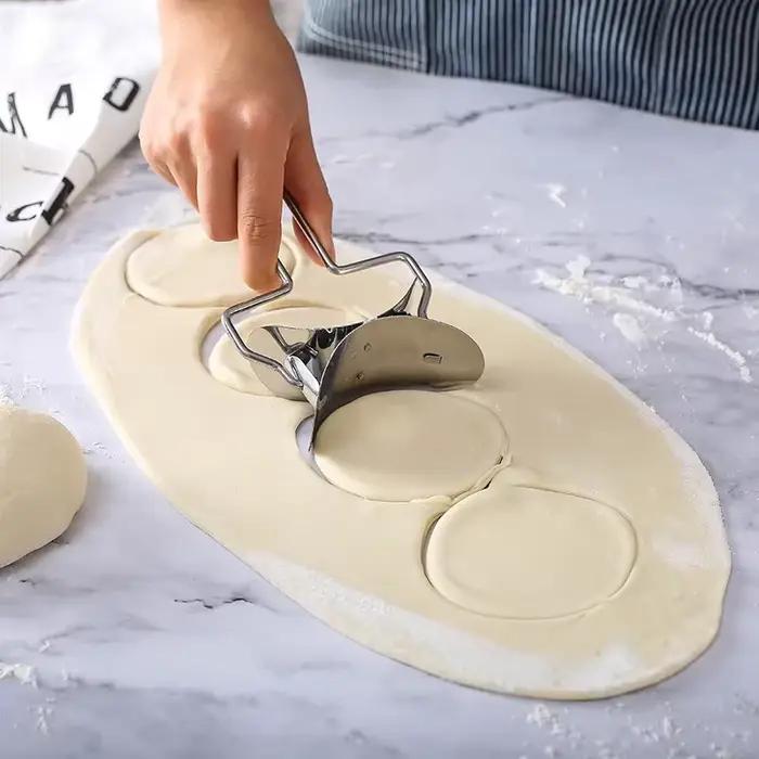Ensemble d'outils de pâtisserie en acier inoxydable pour la préparation de pâtes, gaufres et boulettes pour la cuisine et la pâtisserie