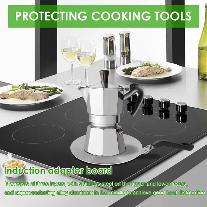 Plaque de Protection pour Cuisinière à Induction en Acier Inoxydable