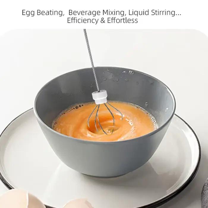 Mousseur à lait électrique chaud + batteur à oeufs sans fil type-c charge 3 vitesses Mini fabricant de mousse portable fouet à café outils de cuisine