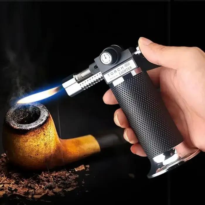 Briquet à gaz coupe-vent pour barbecue