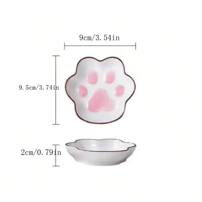 1pc style japonais chat patte assaisonnement plat mignon dessin animé repas
