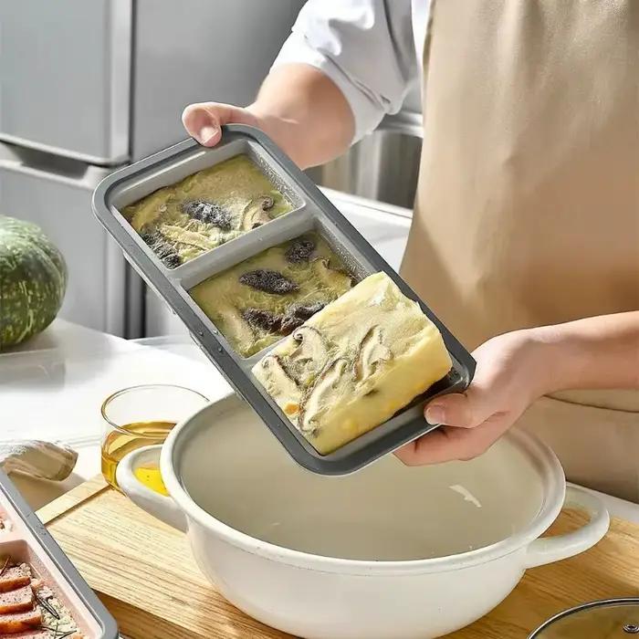 Plateau de congélation en Silicone avec couvercle