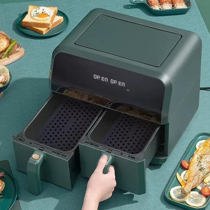 Moule de friteuse à Air pour Ninja AF400EU, double Zone et autres coussins de panier de friteuse à Air en Silicone antiadhésif, accessoires de friteuse à Air sans BPA