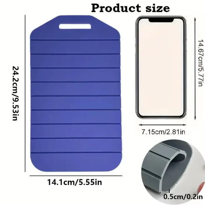 Planche à découper pliable double face en plastique respectueuse de l'environnement pour la cuisine maison camping comptoir appartement