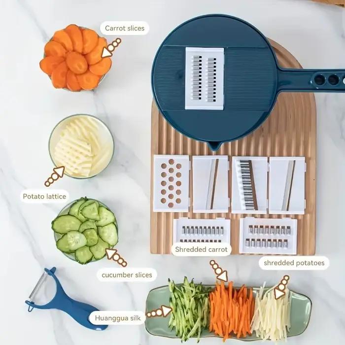 Hachoir à légumes multifonctionnel 9 en 1