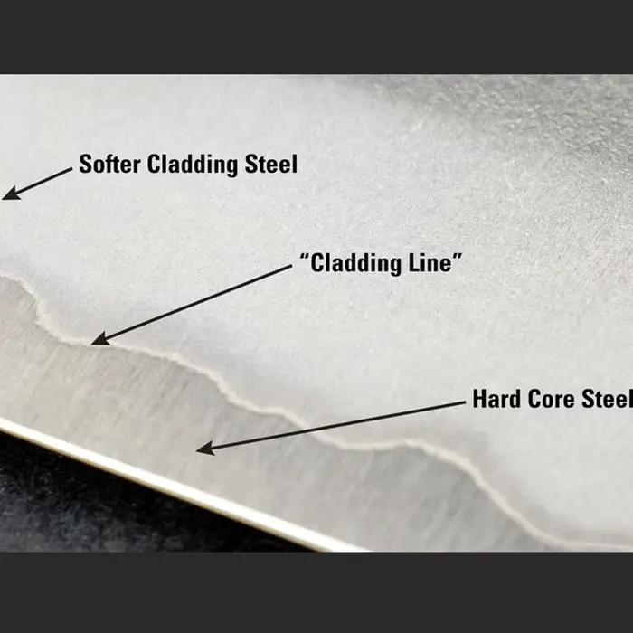 Barres d'acier pour lames de couteau San-Mai, acier sandwich VG10, acier à 3 couches, acier trempé pour la fabrication de couteaux