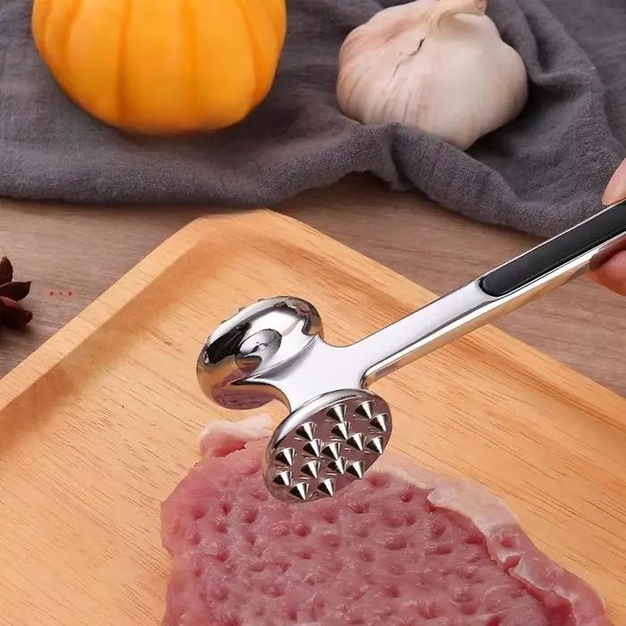 Marteau d'attendrisseur de viande Double face en alliage de Zinc