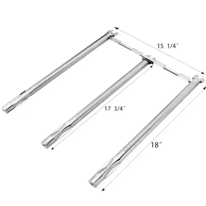 1 ensemble de brûleur de gril pour Weber pour Spirit E-310 pour Weber GS4 pour Spirit II E310 Grill 69787 pièces de rechange en acier inoxydable