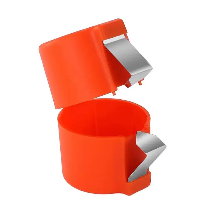 Outil multifonctionnel pour casser, séparer et mélanger les œufs en plastique noir pour une cuisine pratique et respectueuse de l'environnement