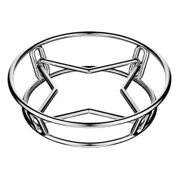 Support de rangement en acier inoxydable pour casseroles