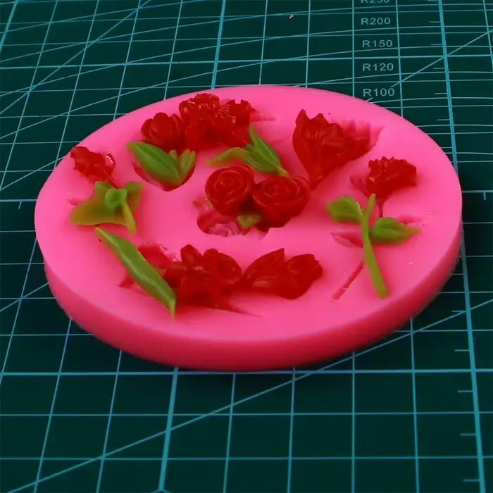 Moule en silicone en forme de fleurs du jour de Léon