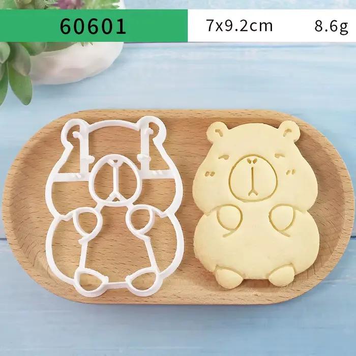 Lot de 4 emporte-pièces mignons en forme de capybara