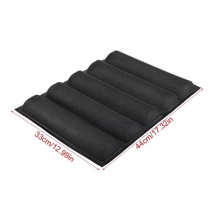Moule à pain en Silicone de forme oblongue, ustensiles de cuisson pour pain français, poêle à Baguette, plateau de cuisson français, ustensiles de cuisson en Silicone